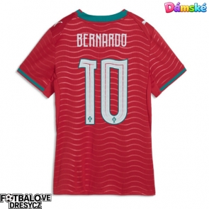 Portugalsko Bernardo Silva #10 Dámské Domácí Dres MS 2026 Krátký Rukáv